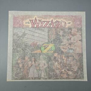 The Wizard of Oz Vintage 1970s Iron-on T-Shirt Transfer Dorothy Wicked Witch